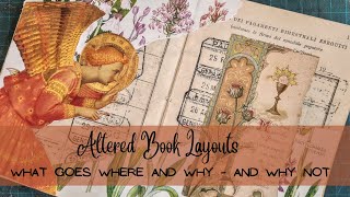 Altered Book Layout: What Goes Where and Why - and Why Not