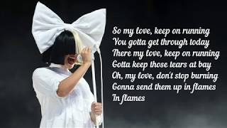 David Guetta & Sia - Flames (With Lyrics)