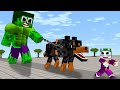 Monster School : Hulk and Superhero Dog - Sad Story - Minecraft Animation