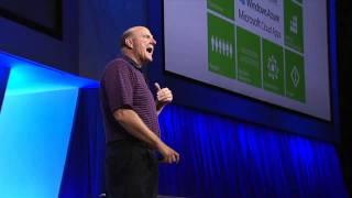 Day 2 Microsoft BUILD Conference - Steve Ballmer Keynote Steve Ballmer Developers Developers Developers Build Keynote 2011