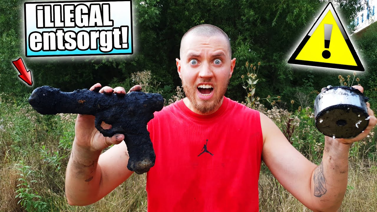 Mehrere PISTOLEN beim MAGNET FISCHEN im Fluss gefunden!