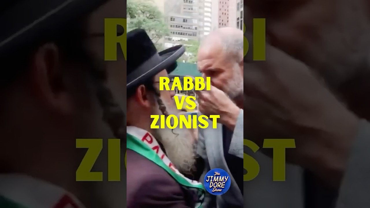 "You Are Amalek!" - Zionist Jew RAGES At Hasidic Rabbi Supporting Palestine