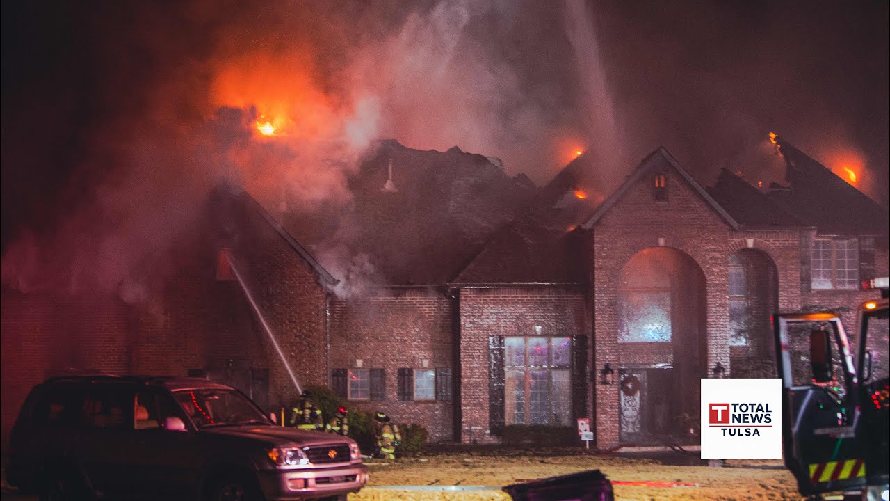 RAW UNCUT | MASSIVE MULTI ALARM HOUSE FIRE | JENKS, OK | 1/22/2026 | TIKTOK LIVE ARCHIVE 