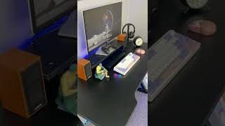 Bàn Gaming Chữ Z Chân Đen Mặt Đen