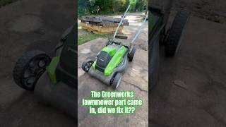 Electric lawnmower repair Part 2! Did we fix it? #smallenginemechanic #lawnmower #shortsviral