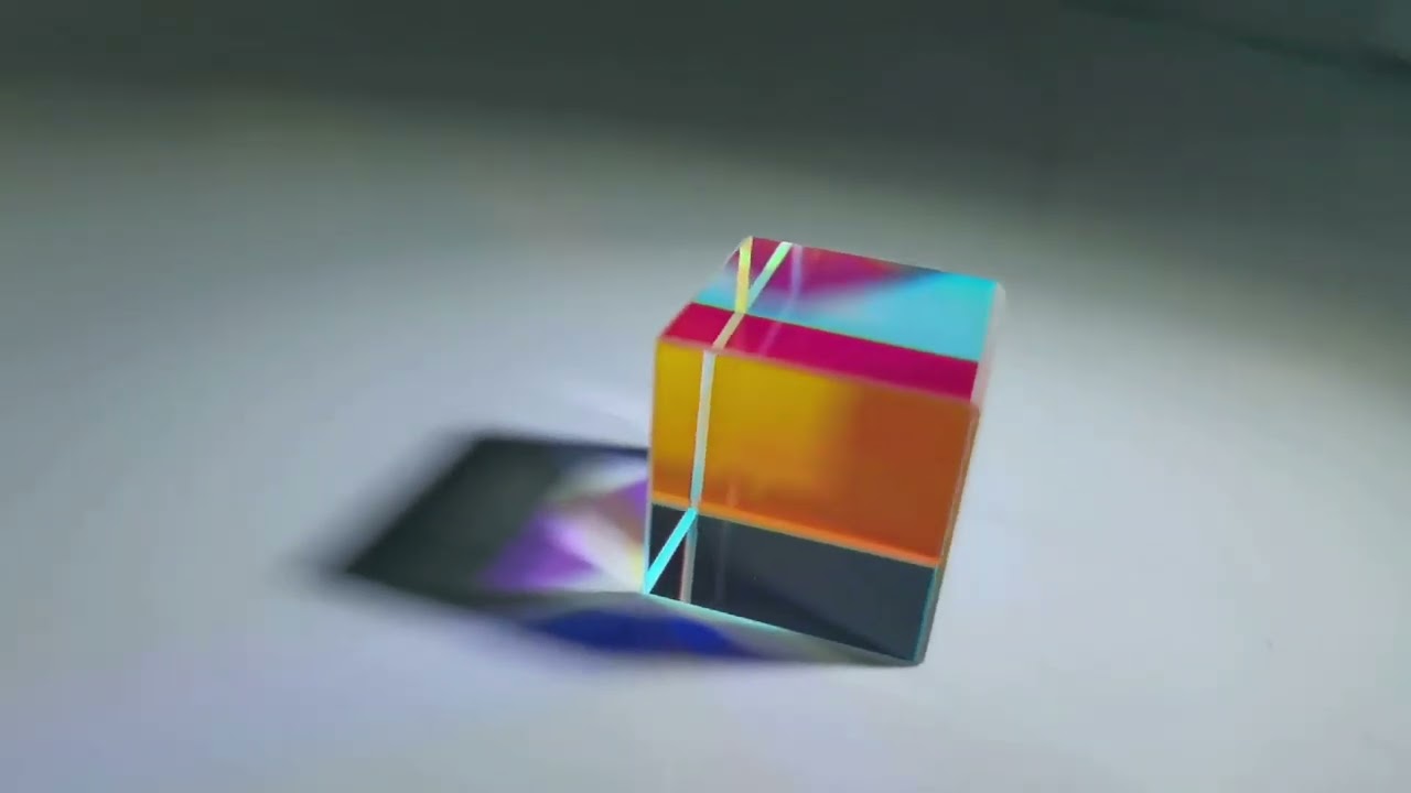 Optical Glass X-Cube Dichroic Cube Prism RGB Combiner