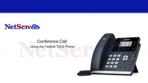 Yealink T42S Conference Call NetServ Hosted