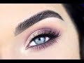 Dominique Cosmetics Latte Palette | Purple Eye Makeup Tutorial