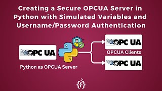 Create a Secure OPCUA Server in Python with Simulated Variables and Username/Password Authentication