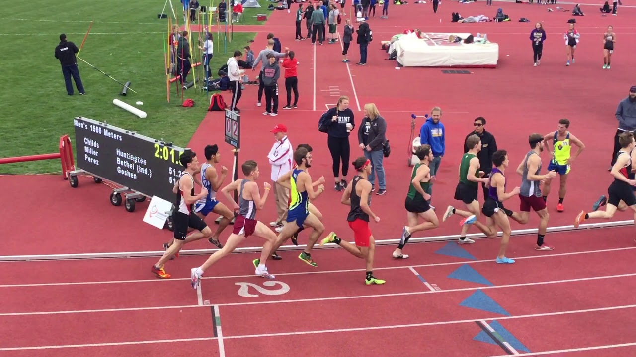 Men's 1500m run Heat 2 YouTube