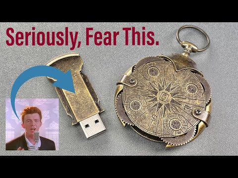 [1352] I Got Rick-Rolled Via Mail (Locking USB Drive)