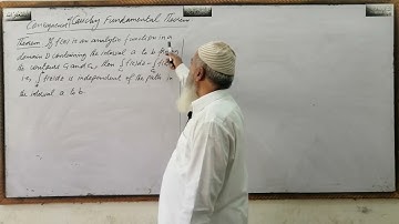 Complex Integration, Lec#7, Consequences of Cauchy Fundamental Theorem