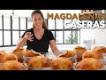 Magdalenas caseras esponjosas sin manteca  en 1 solo paso -Sin usar batidora, receta económica.