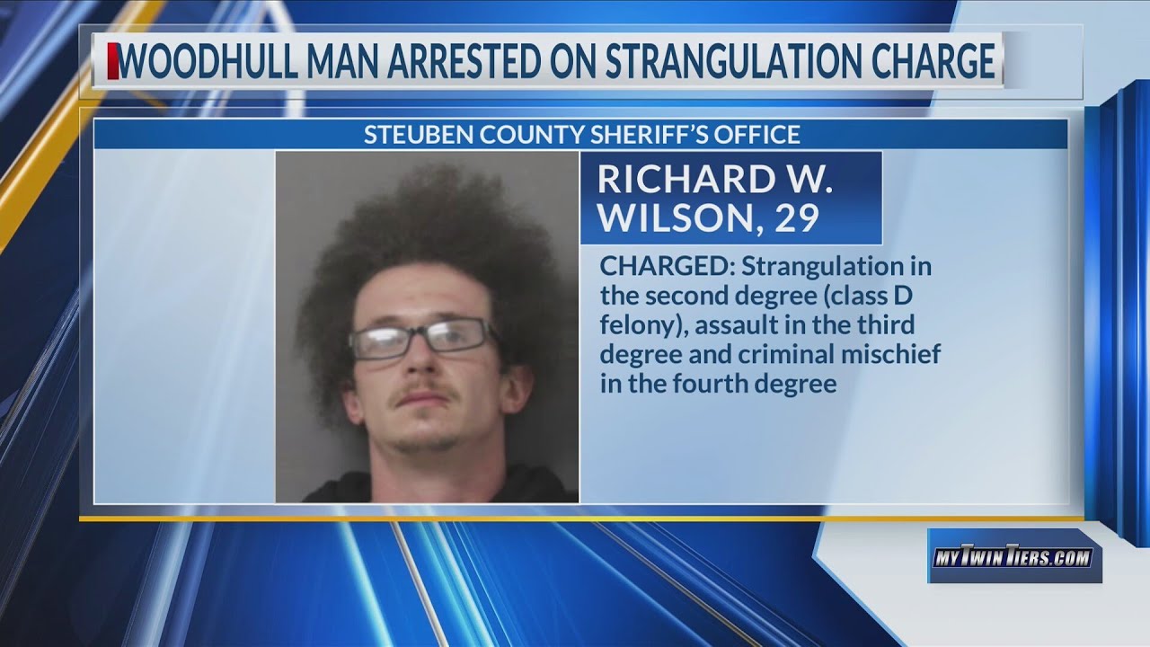 Woodhull man arrested on strangulation charge - YouTube
