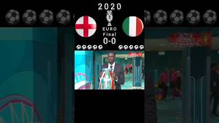 England vs Italy , EURO final 2020 🏆🔥 #football #shorts #euro2020