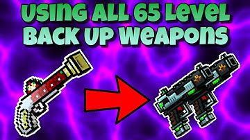 All Level 65 Back Up Weapons Challenge | Pixel Gun 3D