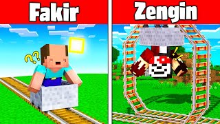 Zengin vs Fakir #2 : LUNAPARK KAPIŞMASI !! - Minecraft