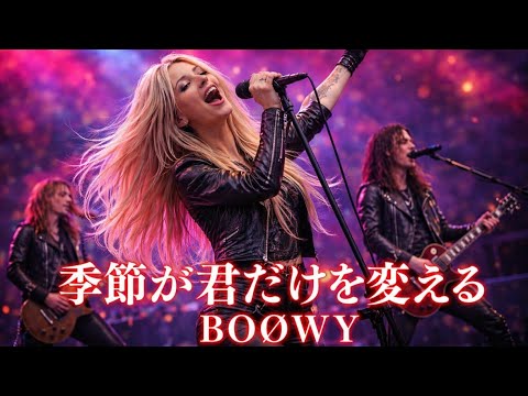 BOØWY “季節が君だけを変える” | ハードロック (女性ボーカル) ver. AIカバー