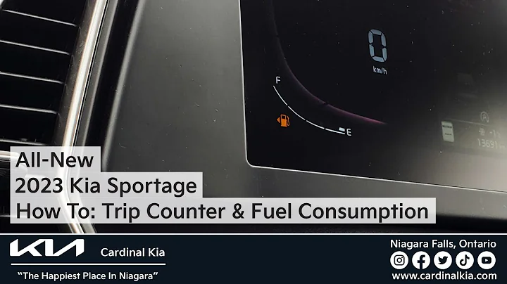 All-New 2023 Kia Sportage | How To Use Your Trip Counter & Monitor Fuel Consumption!