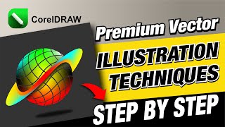🔥 CorelDRAW Tutorial: How to Create Premium Vector Illustration | 3D Astro Logo🔥
