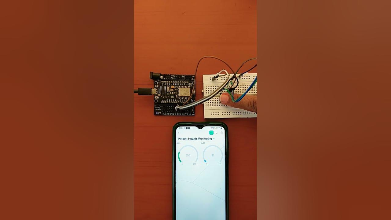 Patient Health Monitoring System with MAX30100 & ESP8266. #shorts # ...