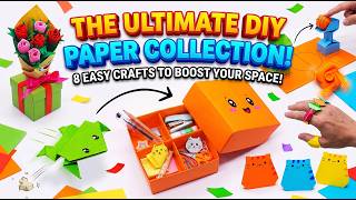 🔴EASY ORIGAMI AND PAPERCRAFT COLLECTION #9