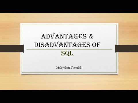 Advantages of SQL | Disadvantages of SQL | Structured query language ...