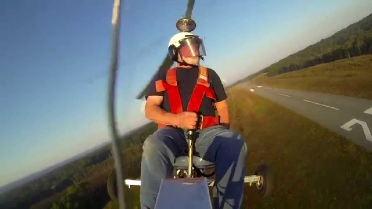 McCulloch Drone motor on a Bensen Gyroplane Gyrocopter