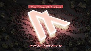AlgoVoxel Animation - Magicavoxel 3D model