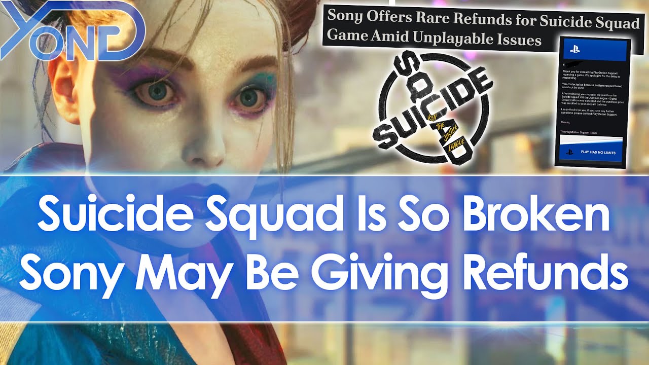 Suicide Squad game is so broken by "unplayable issues" Sony/PlayStation may be giving refunds