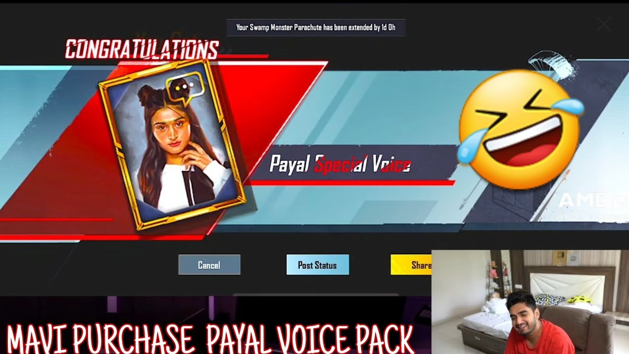 MAVI PURCHASE PAYAL VOICE PACK 🤣 #mavi #payalgaming - YouTube