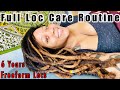 Full Loc Care Routine: How to Wash, Dry, Moisturize, & Spiritually cleanse Freeform Locs