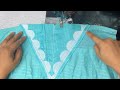 Cutwork V Nevk Desi Cutting And Stitching।आप भूत ही आसानी से ये गले की डिज़ाइन बन सकते है ।V Neck ।