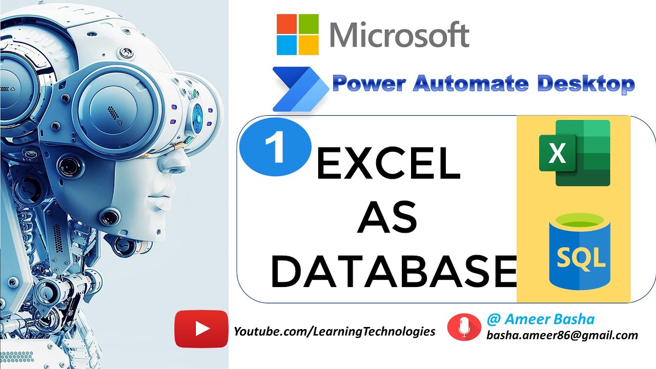 Power Automate Desktop #201 || How to Work Excel as a Database (With ...
