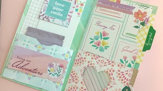 Folio Tutorial w/ Easy Pockets for Junk Journals Flat Mail 💗