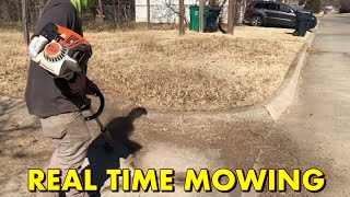 Real time FREE lawn cleanup for NEIGHBORHOOD EYESORE