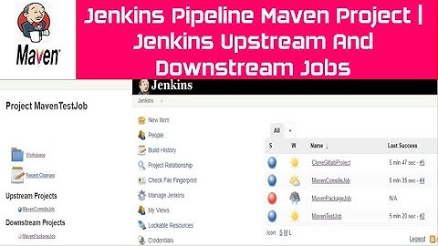 Jenkins Pipeline Maven Project |Jenkins Upstream And Downstream Jobs