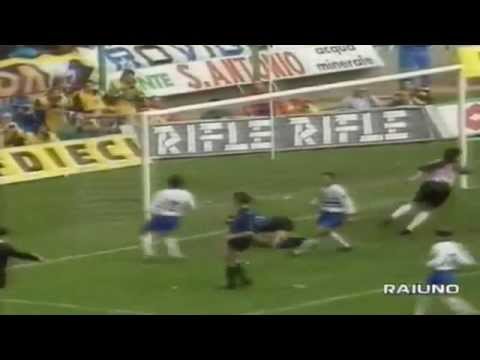 Serie A 1990-1991, day 31 Inter - Sampdoria 0-2 (Dossena, Vialli)