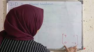 Solved example on 2-D Haar wavelet transform