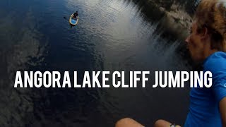 Angora Lake cliff jumping