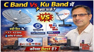 C Band Vs Ku Band ! क्या फर्क है ? कौन सा Best है ? 