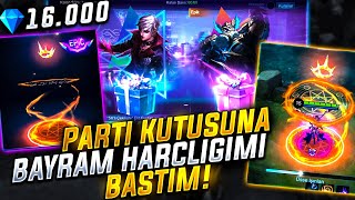 PARTİ KUTUSUNA BAYRAM HARÇLIĞIMI BASTIM! & 16.000 ELMAS | NELER KAZANDIK? | Mobile Legends