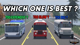 BUS WAR ! Which Bus Is The Best ? | ER:LC Reviews