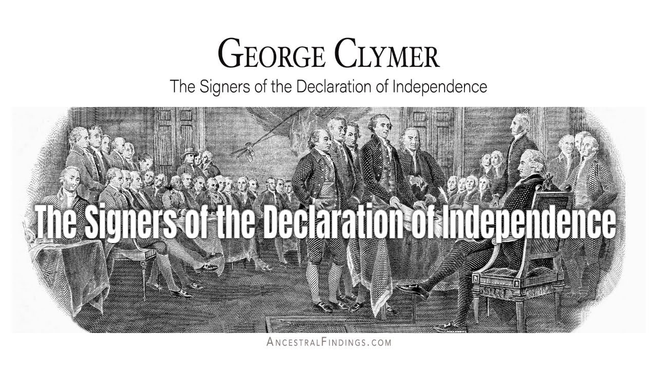AF744 Clymer The Signers of the Declaration of Independence
