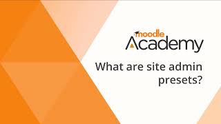 Site admin presets (4.5)