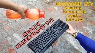 Is this waterproof? Motospeed K70 Gaming keyboard combo Review screenshot 2