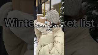 Cold days activities ❄️⛄️ girlie things 💅🏼 winter bucket list ideas | shorts