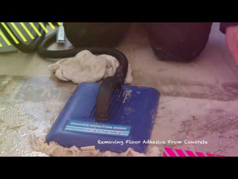 How to Removing Floor Adhesive From Concrete