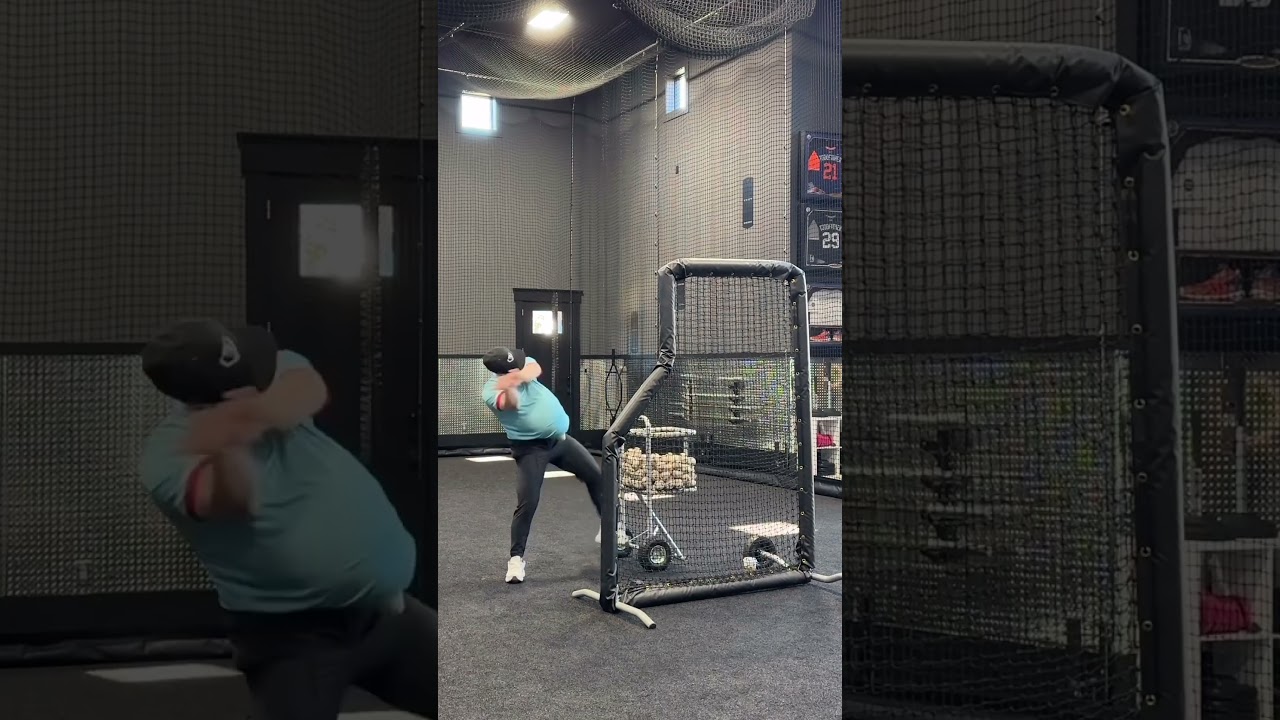 When coach Throws BP 100mph