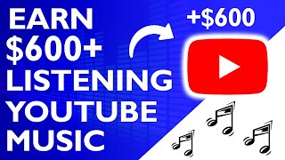 🎧✅ Earn $600+ Listening YouTube Music For FREE - Worldwide! (Make Money Online  Branson Tay)
